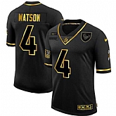 Nike Texans 4 Deshaun Watson Black Gold 2020 Salute To Service Limited Jersey Dyin,baseball caps,new era cap wholesale,wholesale hats